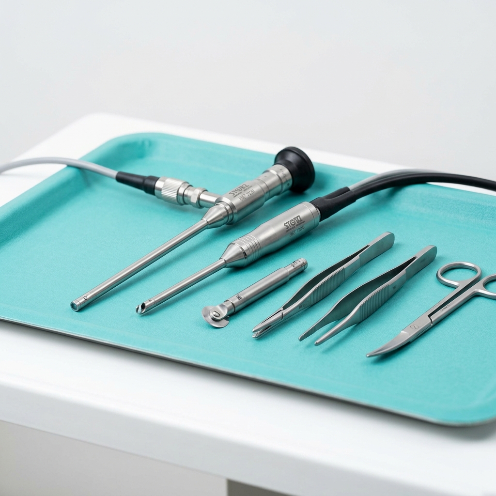 ENT surgical endoscopes and instruments