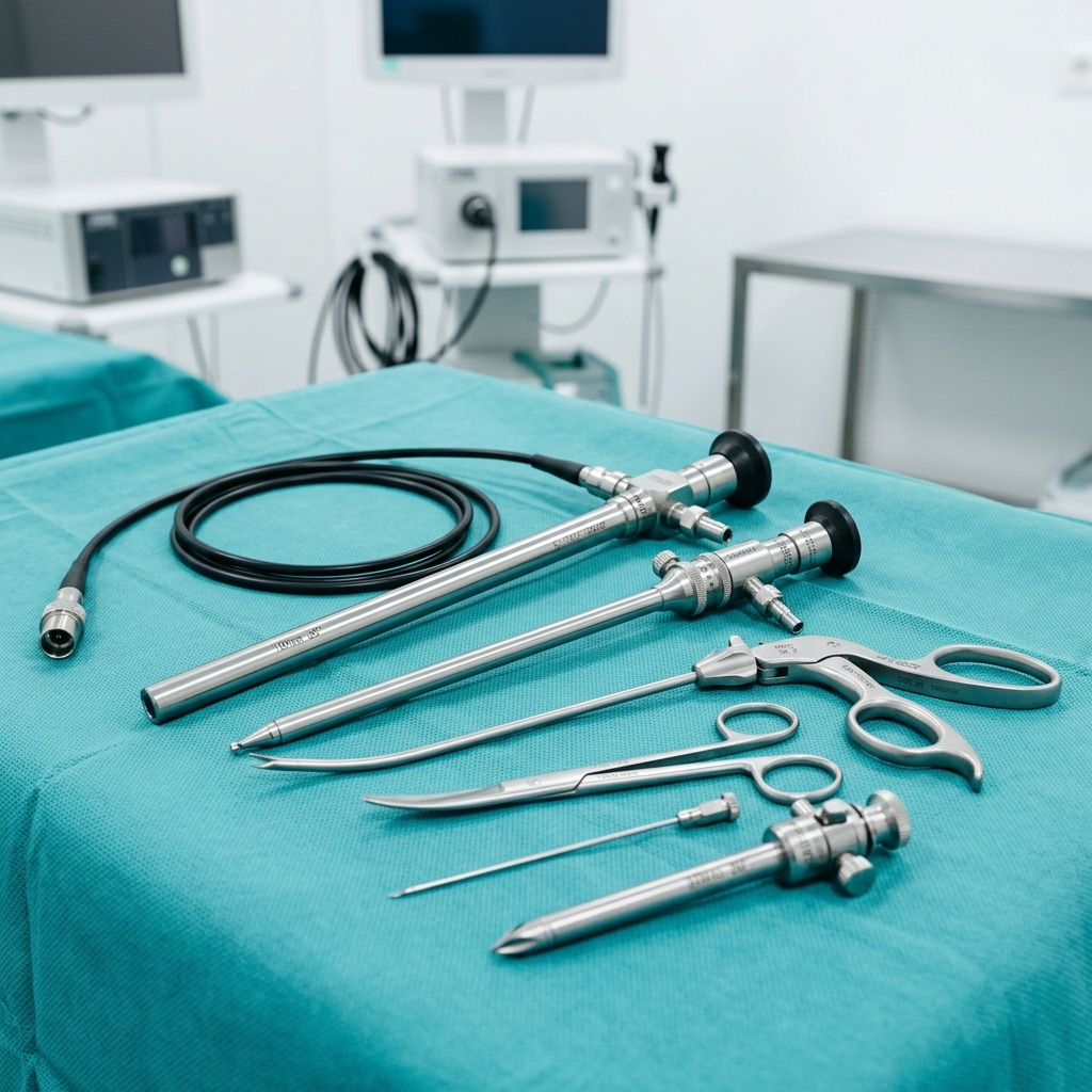 Gynaecology laparoscopy and hysteroscopy instruments